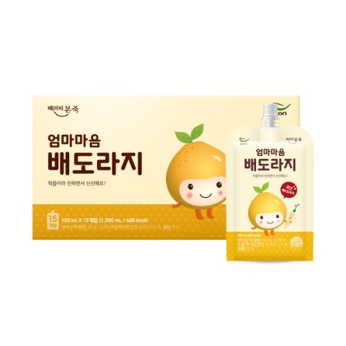 베이비본죽 엄마마음 배도라지즙 100ml (15개)_이미지