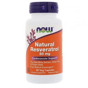  나우푸드 내추럴 레스베라트롤 50mg 60캡슐 [2개]