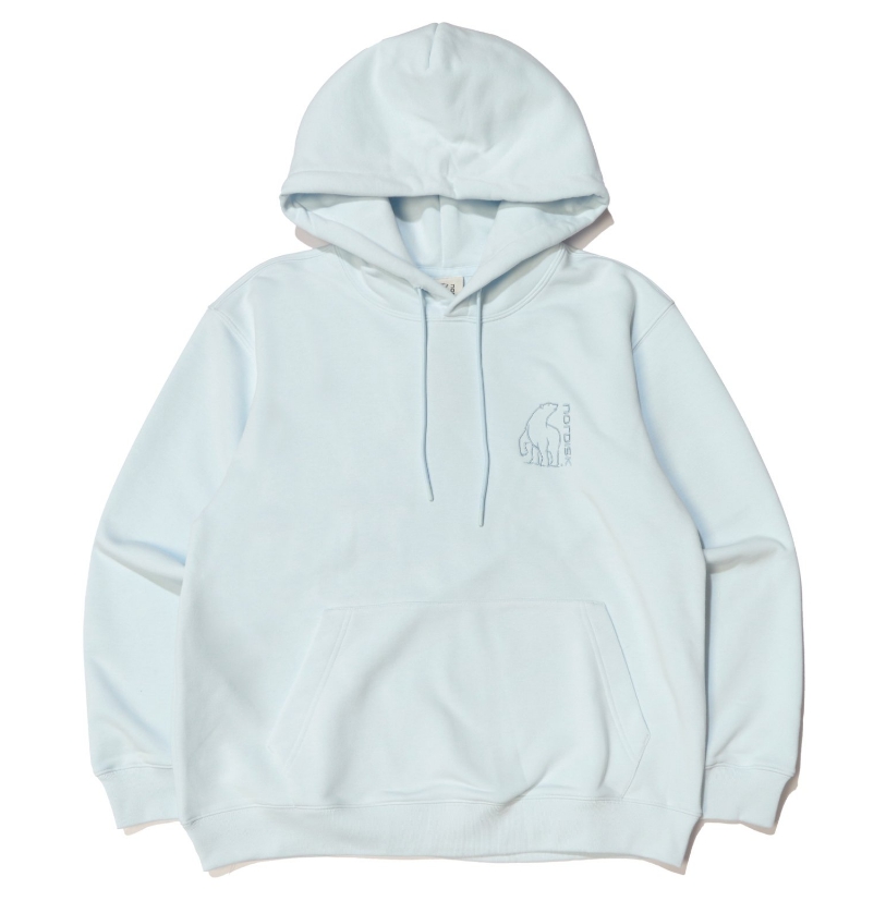 노르디스크 미디엄 폴라베어 후드 맨투맨 OUP24212B1