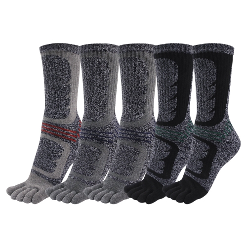 제이케이 면100 남성 발가락양말 장목 10켤레