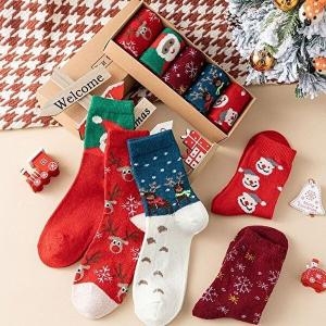 JHQRLUYK_4B 크리스마스 답례품선물 양말 세트 연말 파티