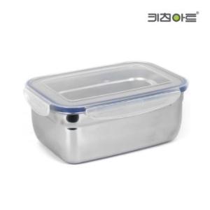 키친아트 피앙세 스텐 반찬통 사각 5호 (1개)_이미지