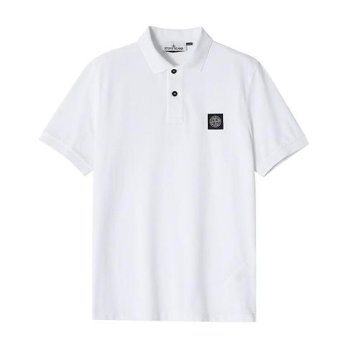 스톤아일랜드 2SC17 A0001 미니 와펜 로고 패치 폴로 남성 반팔티 144731155