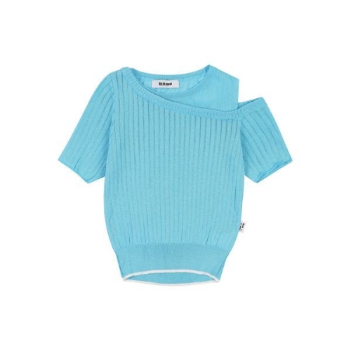 에꼴드파리 어깨트임 반팔 니트_RB35KKCM37Z_이미지