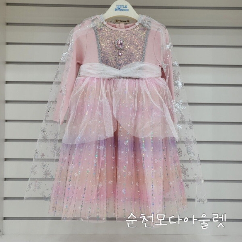  리틀밥독 눈꽃공주원피스H233MOP01PK