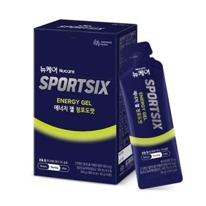 대상웰라이프 뉴케어 스포식스 에너지 젤 청포도맛 45g 8포 (1개)_이미지