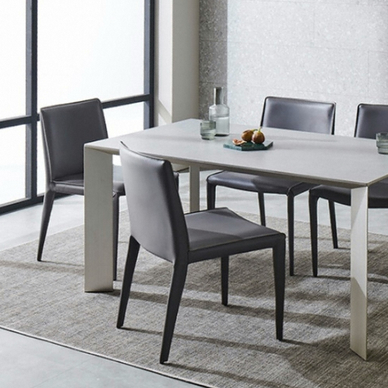 한샘 바흐 701 인칸토 세라믹 고급형 식탁 1800 (의자별도)_이미지