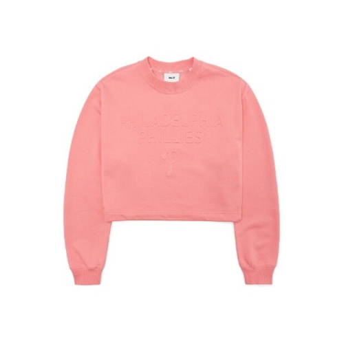 MLB 긴팔티 JQT 3FMTB1024-10COS 여성 베이직 슈퍼크랍 맨투맨 필라델피아 필리스_이미지