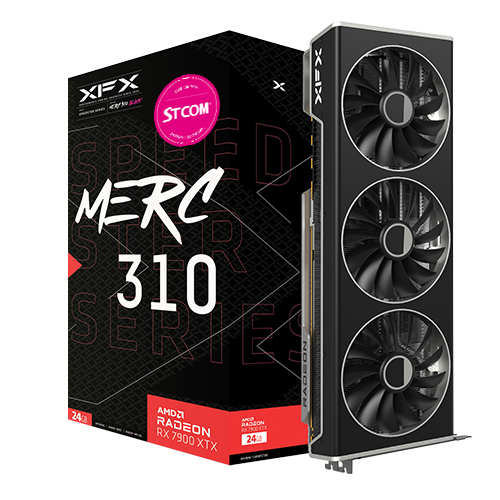 XFX 라데온 RX 7900 XTX MERC 310 BLACK D6 24GB_이미지