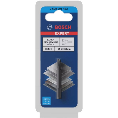 보쉬 EXPERT 카바이드 TCT 초경 홀쏘 파일럿 드릴비트 6x48mm