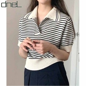 드넬 오픈단가라반팔니트DWK31045A_이미지