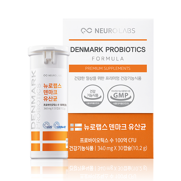 덴마크 유산균 340mg 30캡슐