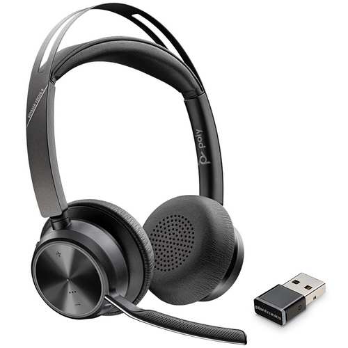 HP 폴리 보이저 포커스2 UC + 차징스탠드 (정품)_이미지