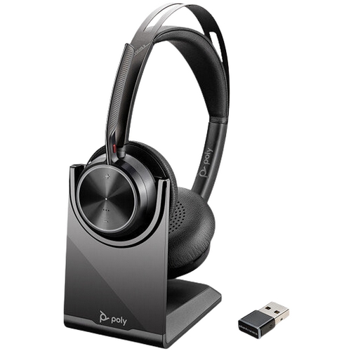 HP 폴리 보이저 포커스2 UC + 차징스탠드 (정품)_이미지