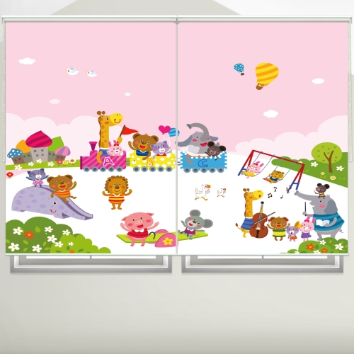 창문그리기 암막 방염 롤스크린 (185x230cm)_이미지