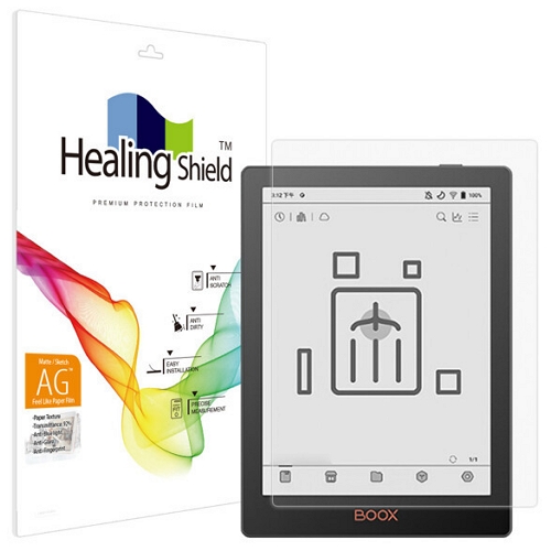 폰트리 힐링쉴드 ONYX BOOX POKE6 블랙 종이질감 블루라이트차단 액정보호필름