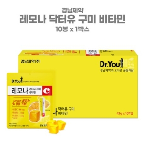 경남제약 레모나 비타민 젤리 레모나 닥터유 구미 43g x 10개입 비타민C젤리_이미지