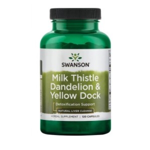 스완슨 밀크씨슬 실리마린 단델리온 옐로우독 120정 (1개)_이미지