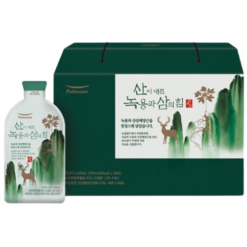 풀무원 산이 내린 녹용과 삼의힘 100ml 30포이미지입니다. 누르면 해당 게시물로 새창이동합니다.