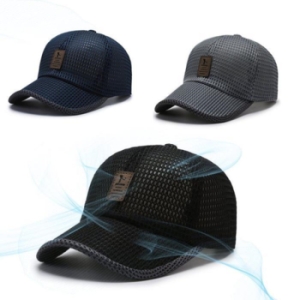 Rly 남성 야외 작업 시원한 메쉬 통풍 여름 통기성 모자 10266220A