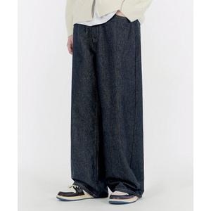 GLW 셀럽픽 논페이드 이지 와이드 데님 팬츠 로우인디고 GP73NI 4432