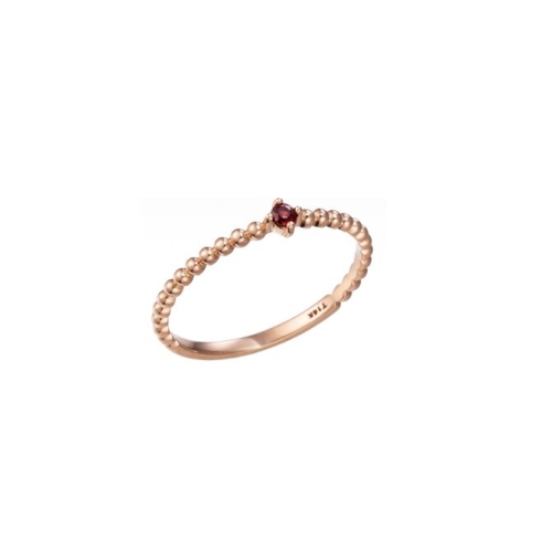 티르리르 GB 솔리드 가넷 14K 핑크골드 미스링TRSLGP275M