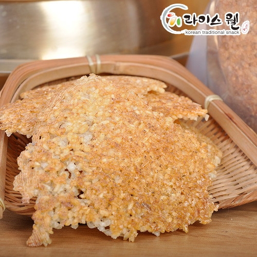 라이스웰 황동판에 구운 찹쌀 누룽지 1kg (2개)