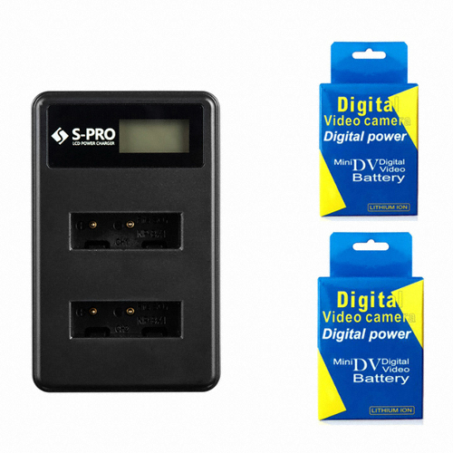 S-PRO 파나소닉 DMW-BLF19E 호환 듀얼 충전키트 (호환배터리 2개)