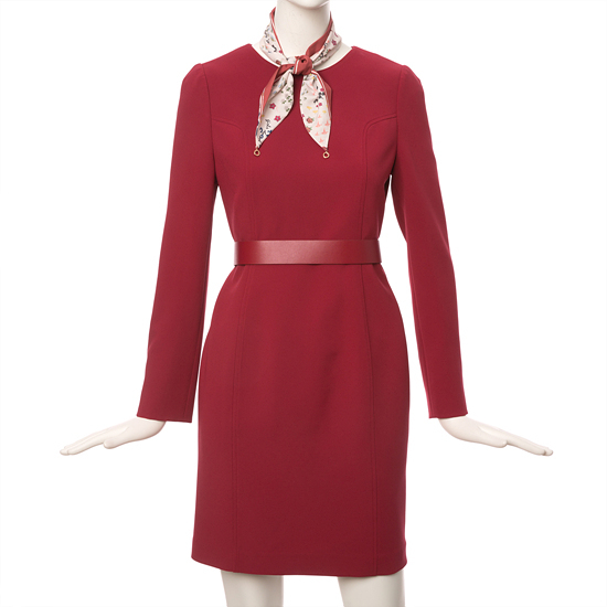 라인(LINE) 스카프와 H라인 원피스 NWOPIB09_이미지