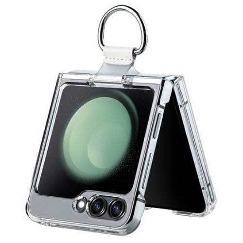 갤럭시Z 플립6 슬림핏 링 그립 팔레트 클리어 케이스