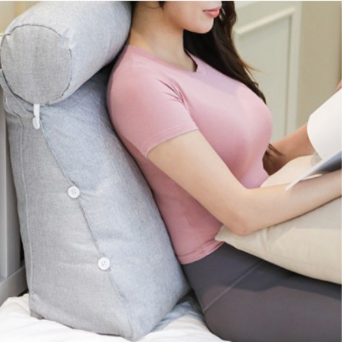 [불명] 바디공식 대형 삼각 경추 등받이쿠션_이미지