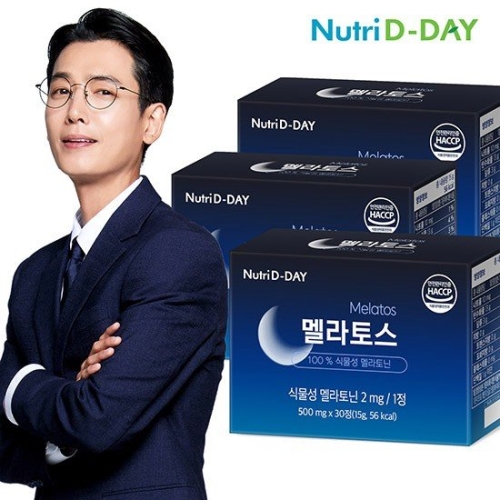 뉴트리디데이 멜라토스 500mg 30정 (3개)_이미지