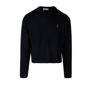 아미 스웨터 UKS046 KN0042 001 BLACK