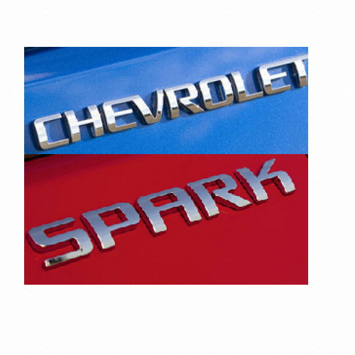 플러스타임 레터링 엠블럼 (SPARK/CHEVORLET)_이미지