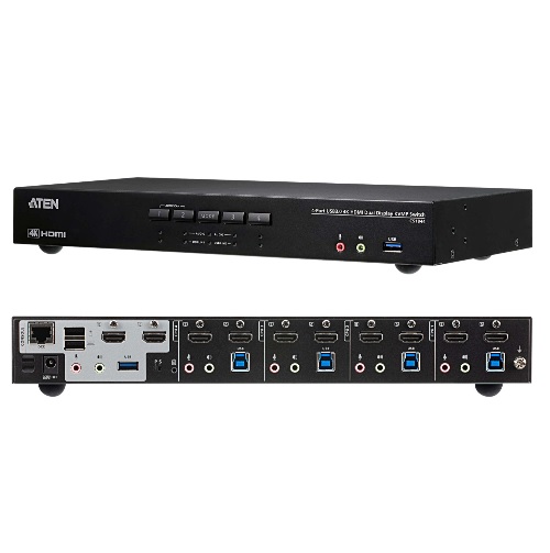 ATEN CS1844 4포트 HDMI 듀얼 KVM 스위치_이미지