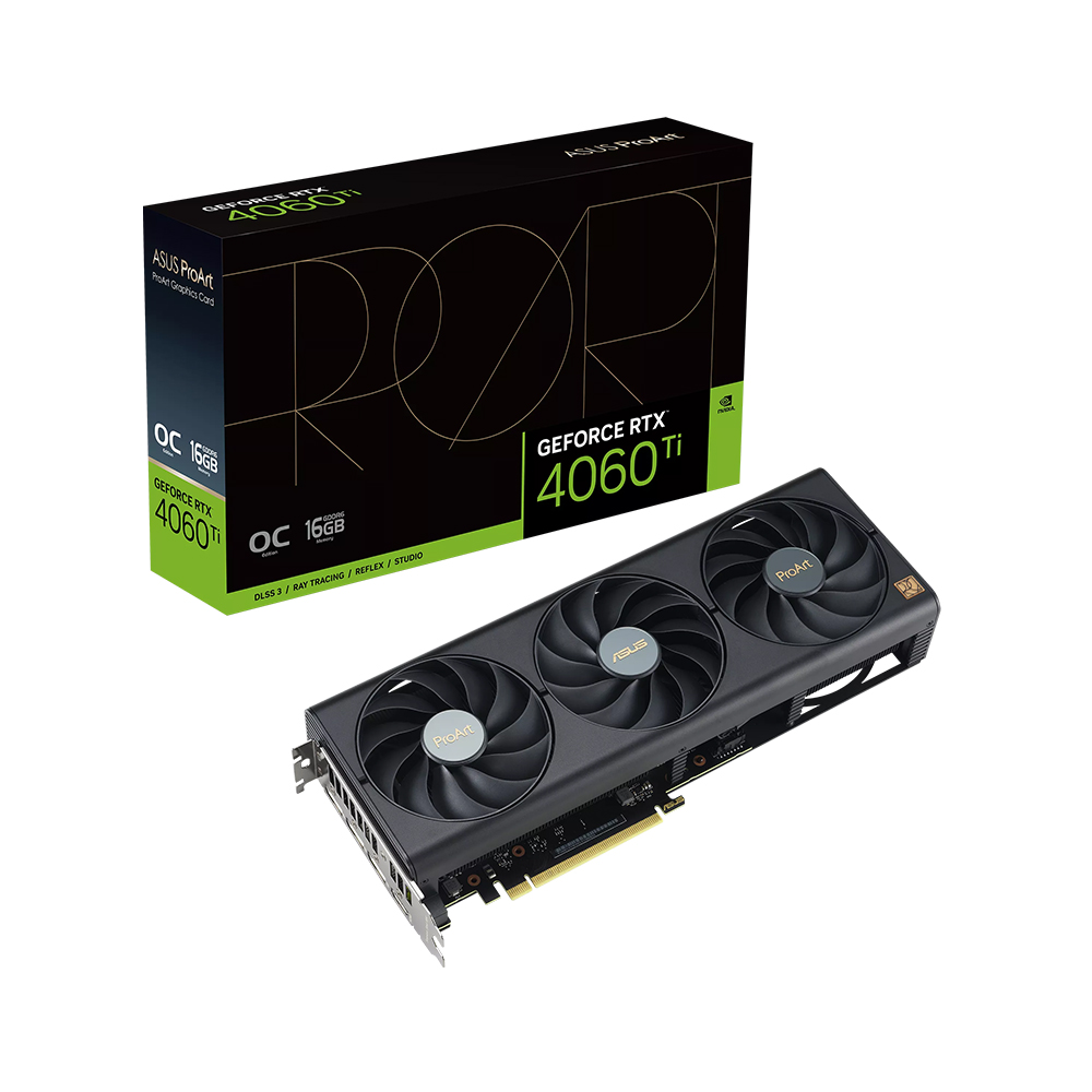 ASUS ProArt 지포스 RTX 4060 Ti O16G OC D6 16GB 인텍앤컴퍼니
