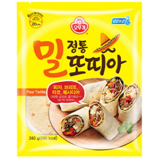 오뚜기 정통 밀 또띠아 240g (8개)_이미지