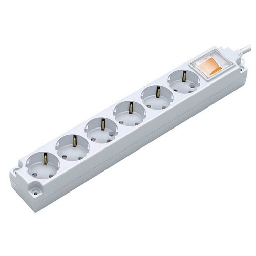 6구 16A 메인스위치 멀티탭