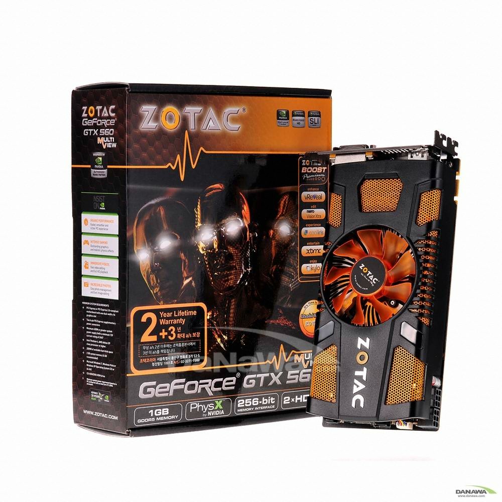 ZOTAC 지포스 GTX560 MULTI VIEW D5 1GB_이미지