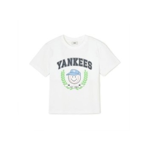 MLB키즈 반팔티 NQK 7ATSE0143-50WHS GREEN PLAY 반팔 티셔츠_이미지