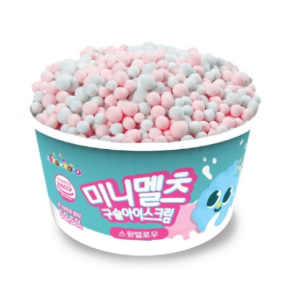 동학식품 미니멜츠 구슬아이스크림 스윗멜로우 50g (18개)_이미지