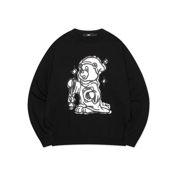 ������ SPRAYED BEAR SWEATSHIRT black 324203