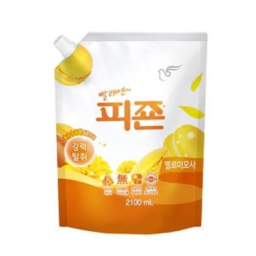 피죤 옐로미모사 리필 2.1L (16개)_이미지