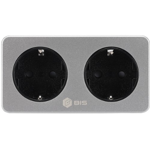 빌트인 사각 매립콘센트 2구 BIS-W402