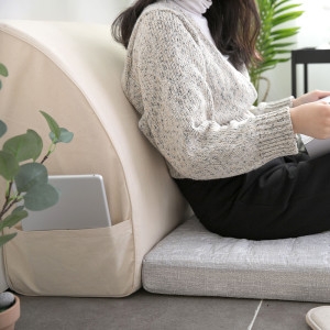 소형 삼각 등받이 쿠션 허리쿠션 등쿠션 베개