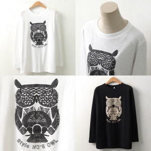 MN 에스닉부엉이긴팔티 6842H410 빅사이즈