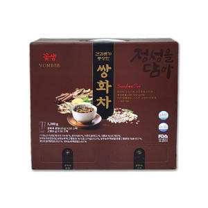 꽃샘식품 꽃샘 본비 쌍화차 견과류가 풍성한 스틱형 분말 60개입 + 고명 60개