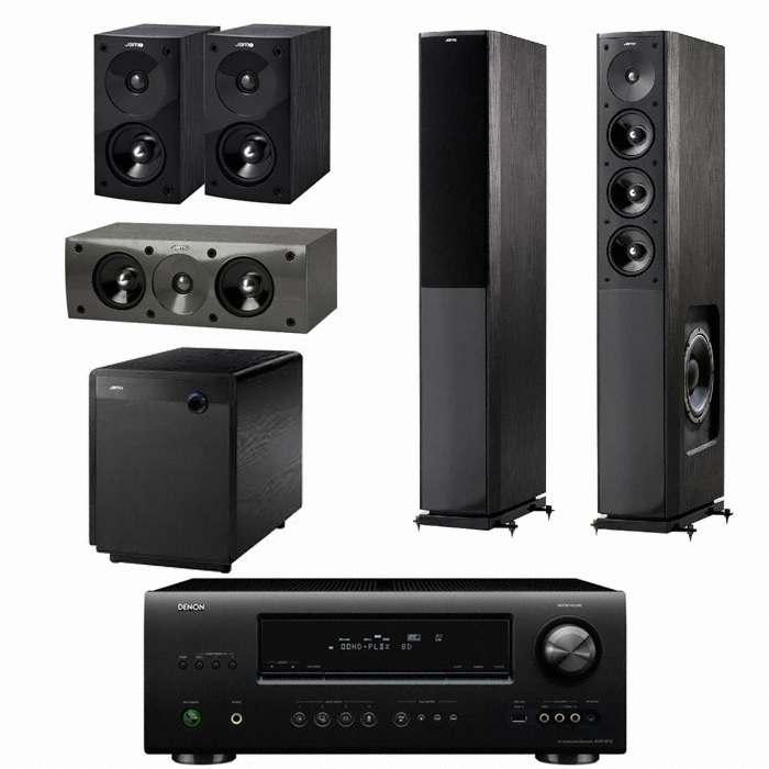 야모 S608 5.1채널 + 데논 AV리시버 (AVR-1612, SUB-300)