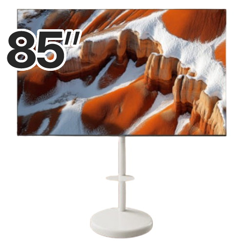 더함 우버 AMG 스마트 85 QLED 120HZ 돌비 AI 구글5.0 이동형 패키지