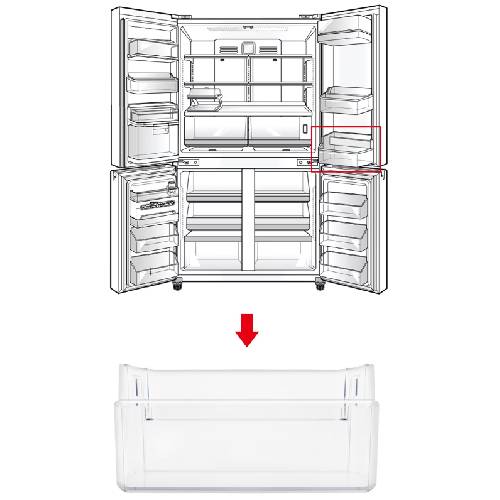 LG전자 냉장실 바구니 MAN62870601_이미지